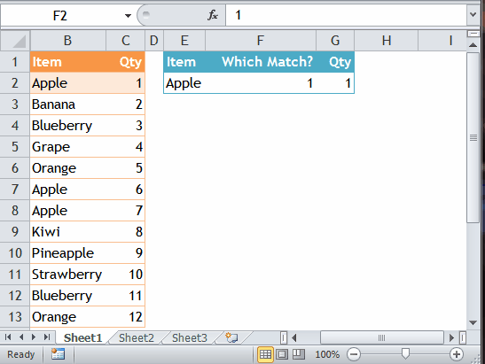 Excel Tip - VLOOKUP nth match