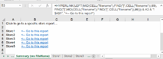 Excel Tips -HYPERLINK1